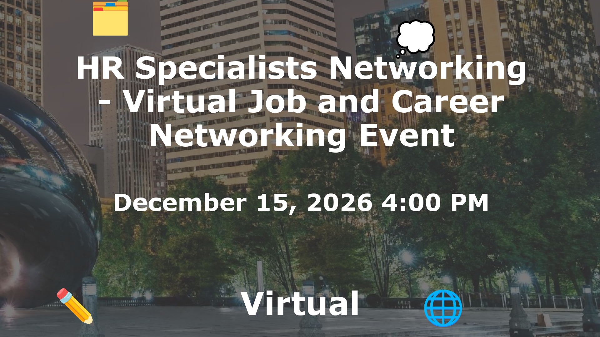 HR Specialists Networking - Virtual Job and Career Networking Event event image